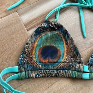 Montce Swim Peacock Bikini Top